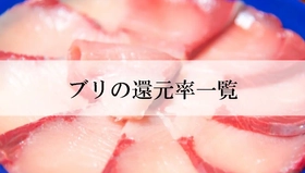 【2026年4月版】ふるさと納税でもらえる『ぶり（はまち）』の還元率ランキングを発表