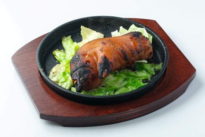 △ 新名物 焼き豚足 680円