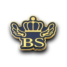 ◆PINS FACTORY（ピンズファクトリー）◆　ピンズ実例607ボウラーズストリート　様　「ＢＳピンバッジ・ストラップ・ネクタイピン」★ボウリングファンの要望に応えて製作されたオリジナルグッズ