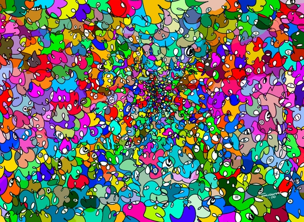 TAKUROMAN展示作品「Wisdom of Crowds」