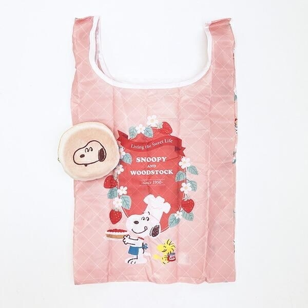 スヌーピーのポーチ付きエコバッグ