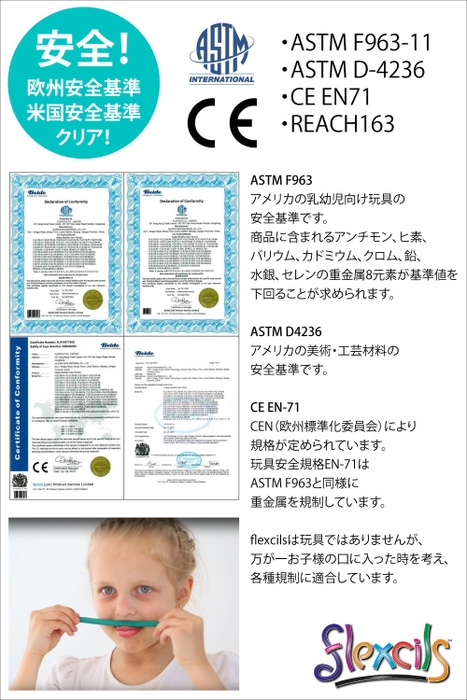 欧米の規格をクリア!