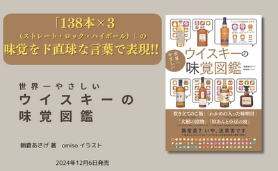 味覚をド直球な言葉で表現!! 『世界一やさしい ウイスキーの味覚図鑑』が12月6日発売