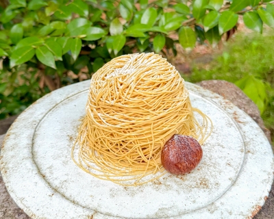 ＜丹波本店＞丹波栗のしぼりたてモンブラン～夏季限定 やわもちアイス仕立て～