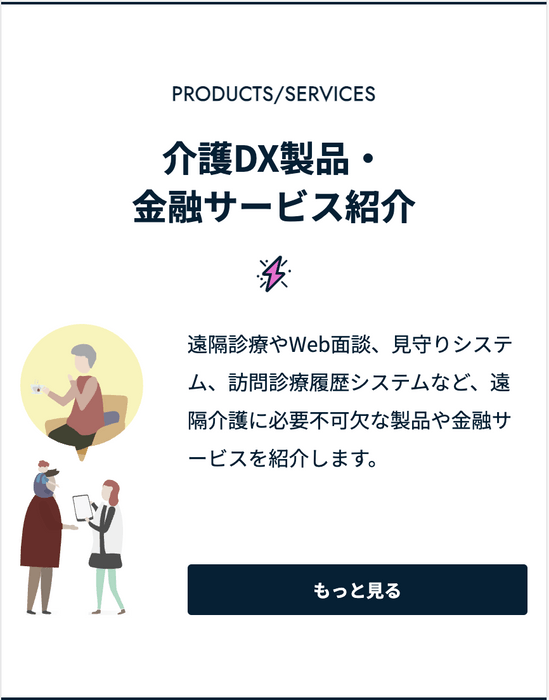 介護DX製品・金融サービス紹介