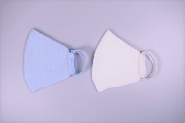 キッズサイズ 白・サックス二枚セット