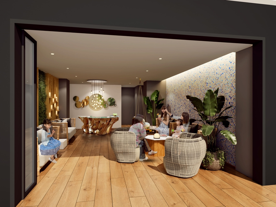 本ホテルレセプションパース(イメージ)