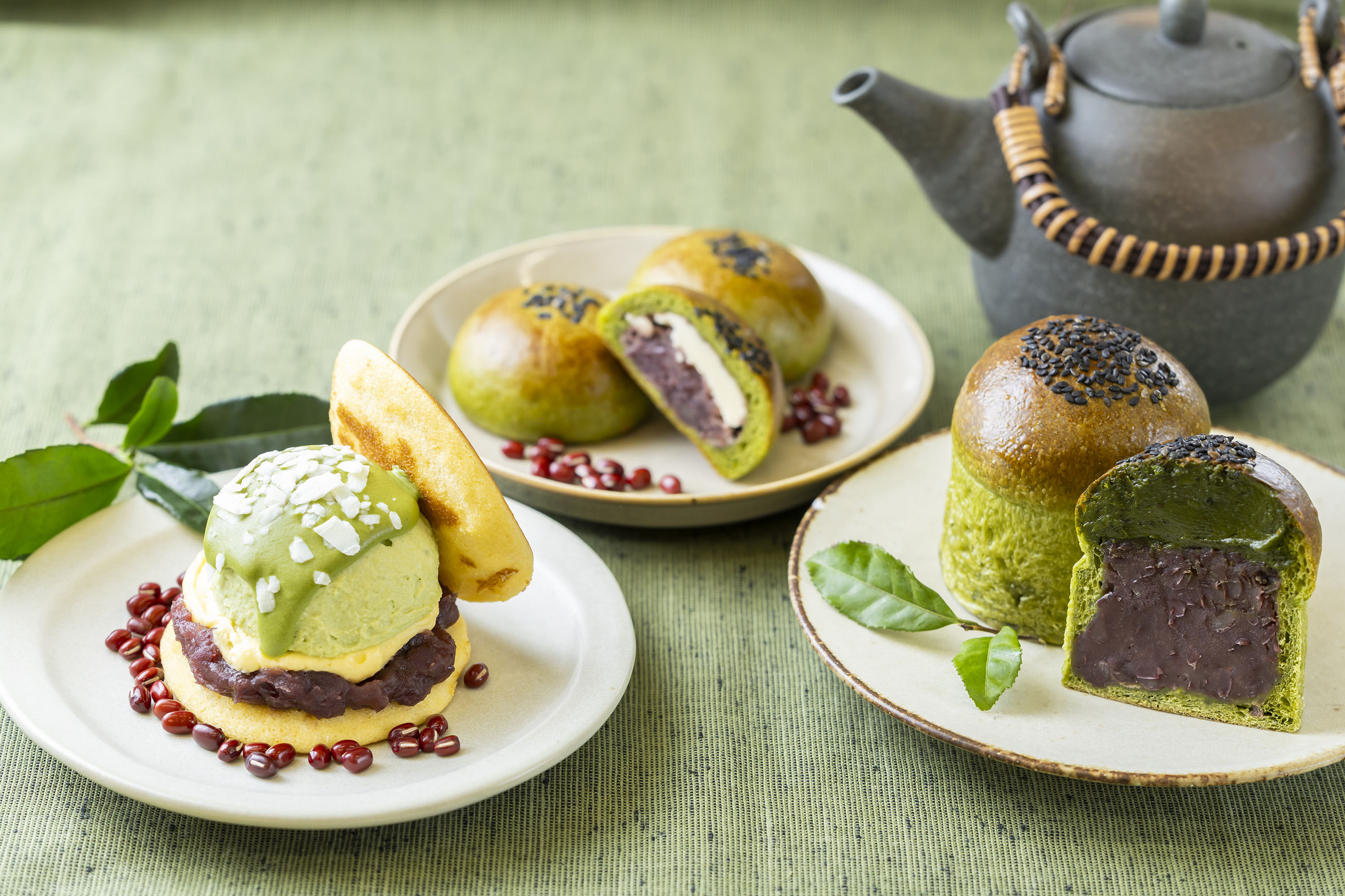 “ほろ苦くさわやかな静岡抹茶” がテーマの季節限定3商品が登場!