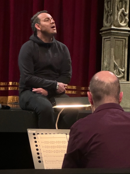 写真：ベン・フォスター：スペシャル・アンコールのリハーサルの様子