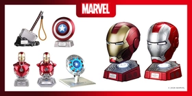 デスクがアベンジャーズ本部に！MARVELキャラクターのワイヤレススピーカーなど、モバイルアクセサリー7種を株式会社PGAが6月3日発売