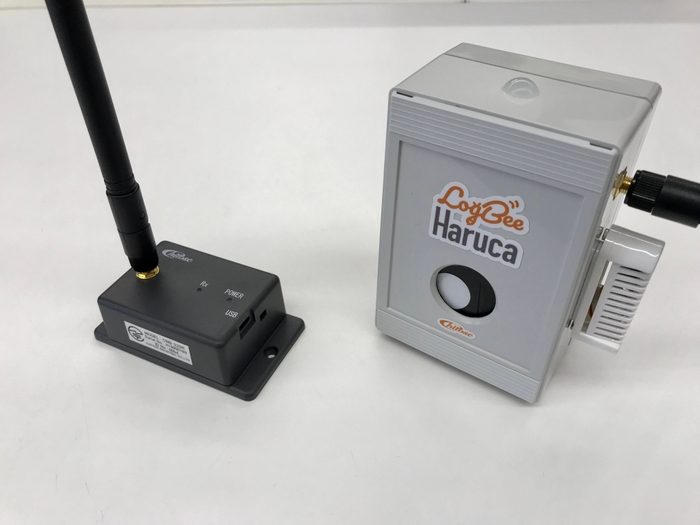 CWB-22SR (親機/中継機）とCWS-38C (子機)