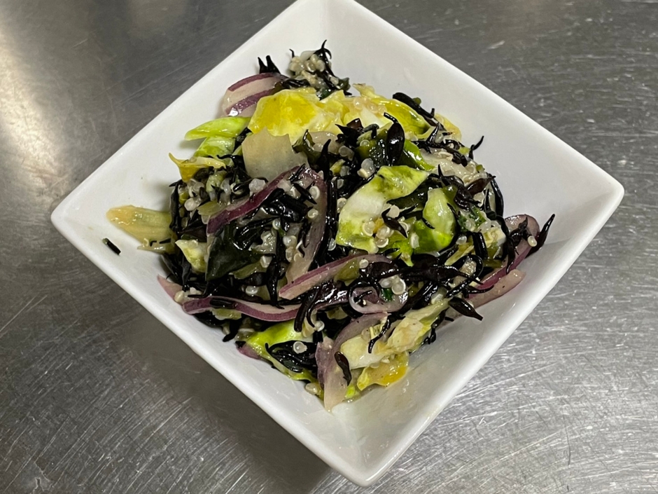 ひじき／めかぶ／春キャベツ／山ウド　パラミロン入りフレンチハーブマリネ