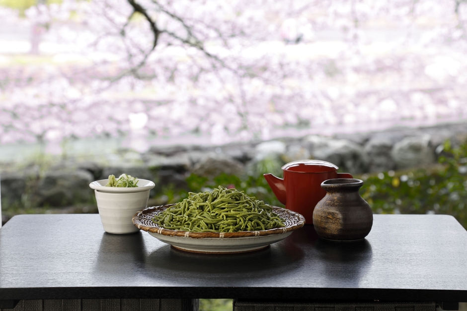 せいろ蕎麦抹茶