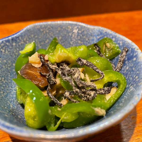 お通しも一手間入れた逸品　