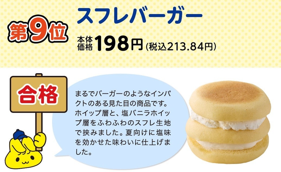 スフレバーガー商品紹介(画像はイメージです。)