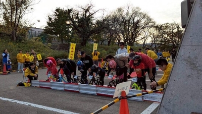 スタート前の参加者