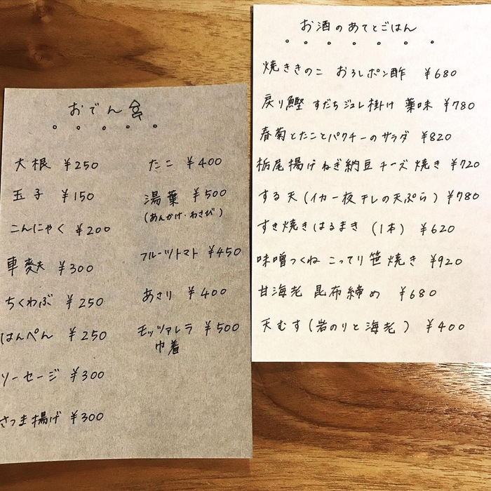 ある日の夜メニュー