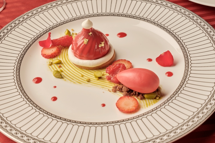 ショコラとピスタチオのムース