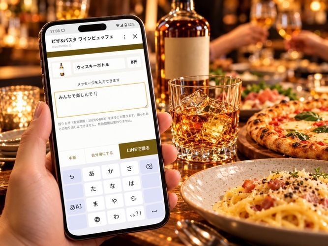 AIR bottle keepのLINE画面　※画像はAIイメージです。