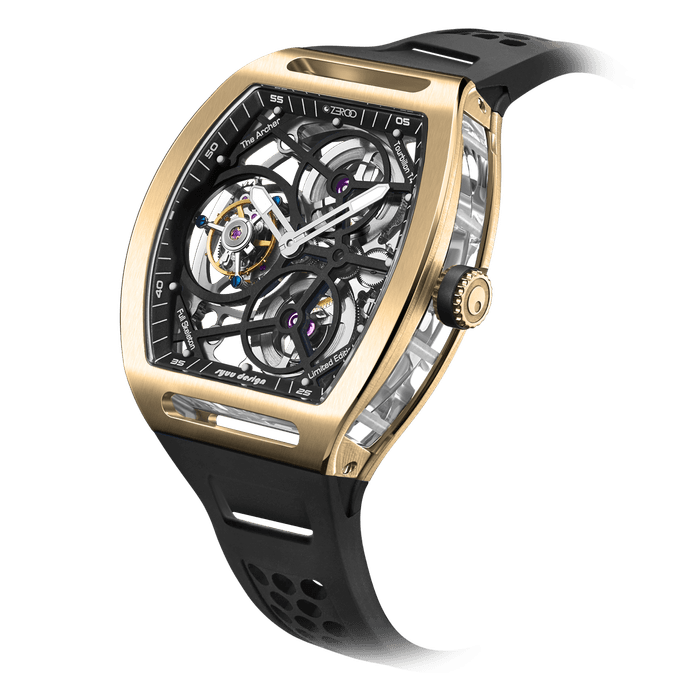 ZEROO T4 THE ARCHER TONNEAU フルスケルトントゥールビヨン ZT004GBK