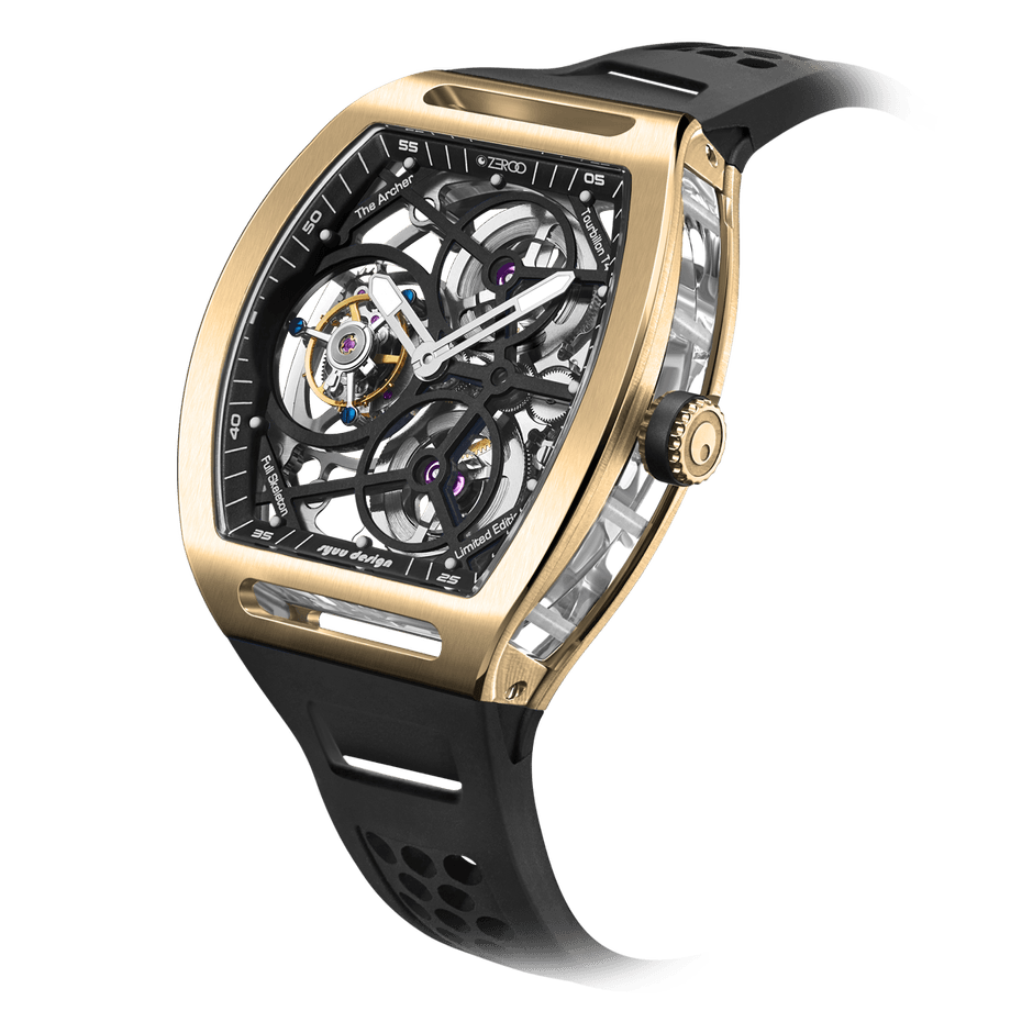 ZEROO T4 THE ARCHER TONNEAU フルスケルトントゥールビヨン ZT004GBK