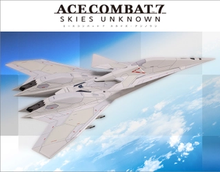 フライトシューティングゲームの金字塔、ACE COMBATシリーズ。 「X-02S」と同じく「ACE COMBAT 7 SKIES UNKNOWN」登場時点で最新の架空機となる「ADFX-10F」がプラモデル化！ 