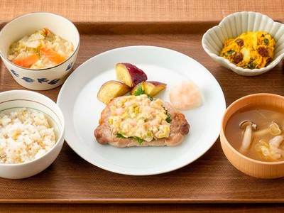 豚ロースの岩下の新生姜香るねぎみそマヨ焼き~岩下の新生姜おろし添え~