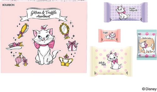 ブルボン、“おしゃれキャット”のマリーが かわいい4種の洋菓子アソート 「ディズニー／ガトー＆トリュフアソート」を 12月9日(火)に新発売！