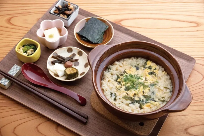 関善光寺の宿坊「カフェ・茶房 宗休」ある日の朝食