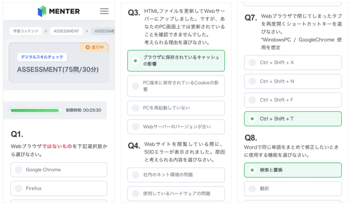 MENTER_ASSESSMENT_サンプルクイズ3式set