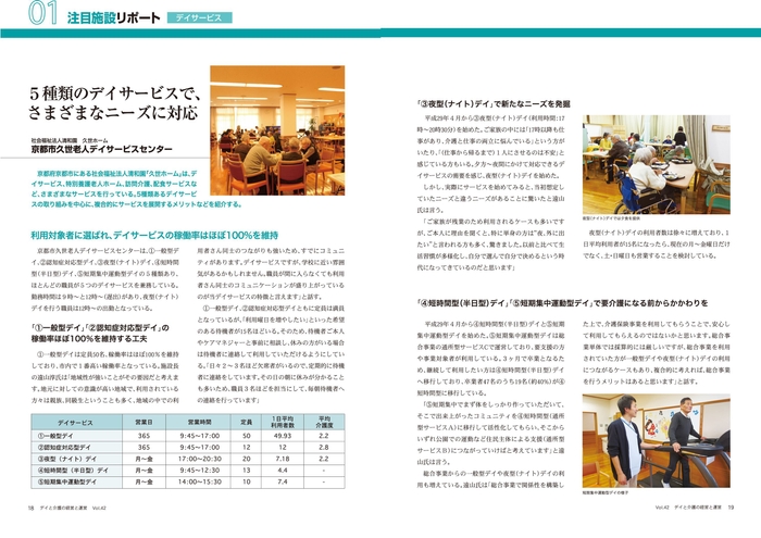 注目施設リポート:全国各地の介護施設を取材して紹介