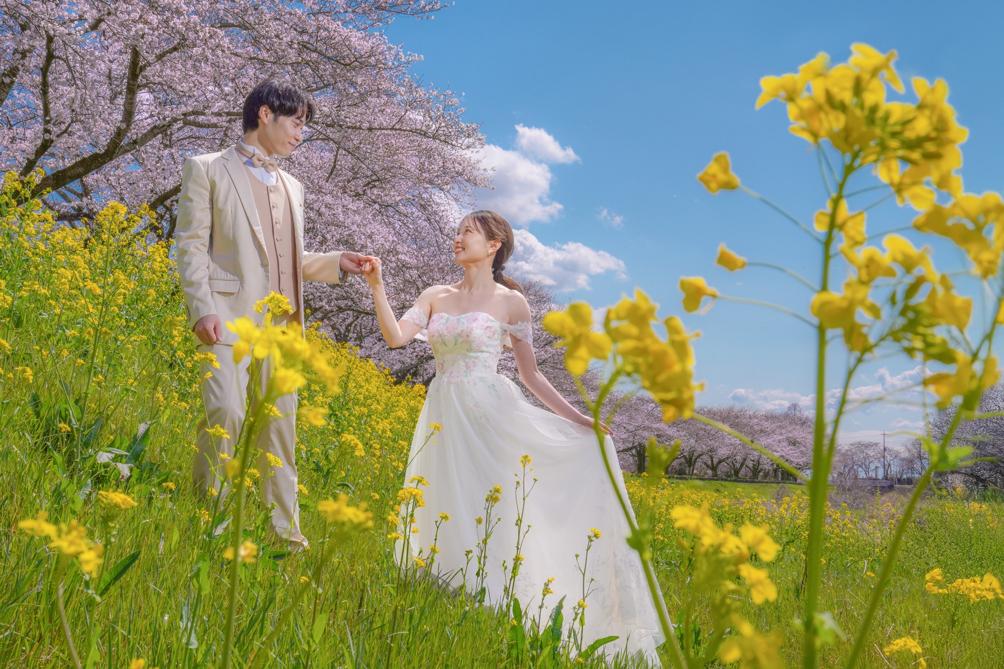 早春だけの特別なウェディングフォト” 河津桜と撮影できる 2026期間