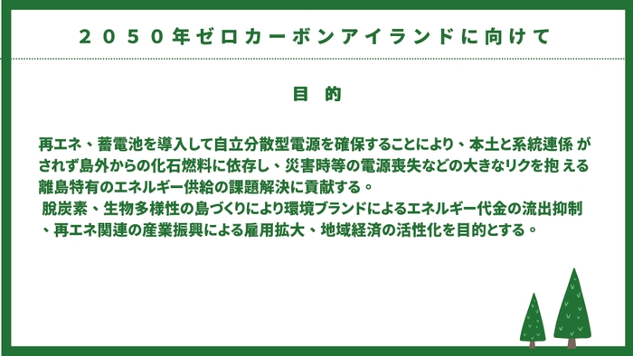 佐渡市2050年 ゼロカーボンアイランドへの取り組み