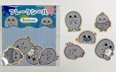 コレクション心をくすぐる、様々なポーズのキャラクターフレークシール