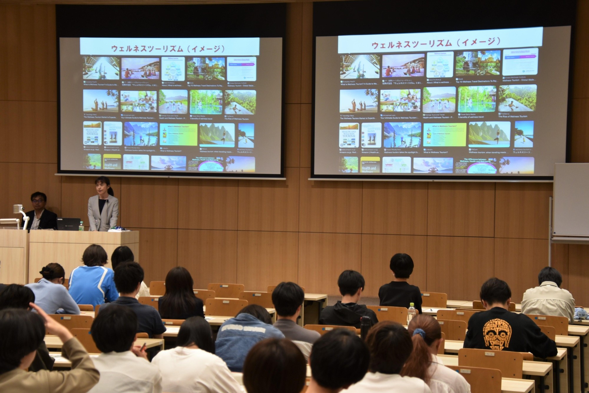【名城大学】都市情報学部「観光の資源」の講義で「ウェルネスツーリズム」を学ぶ