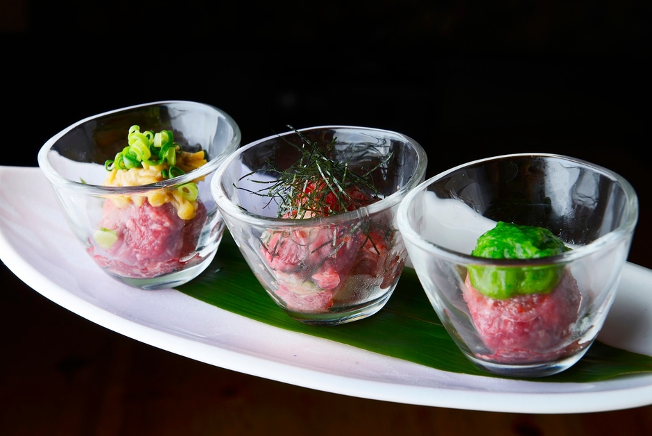 菅乃屋　上通店：3種ネギトロ