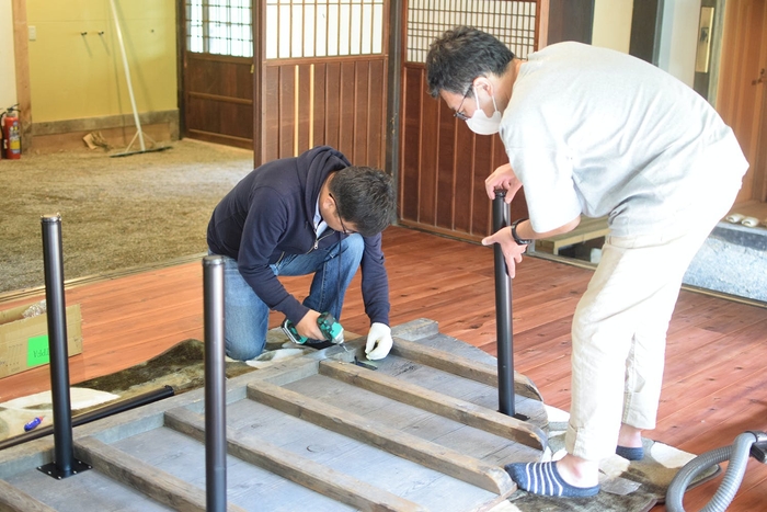 古天板の再利用(デスク制作)