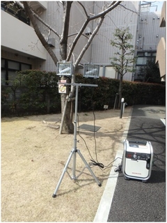 ハロゲン投光器&発電機