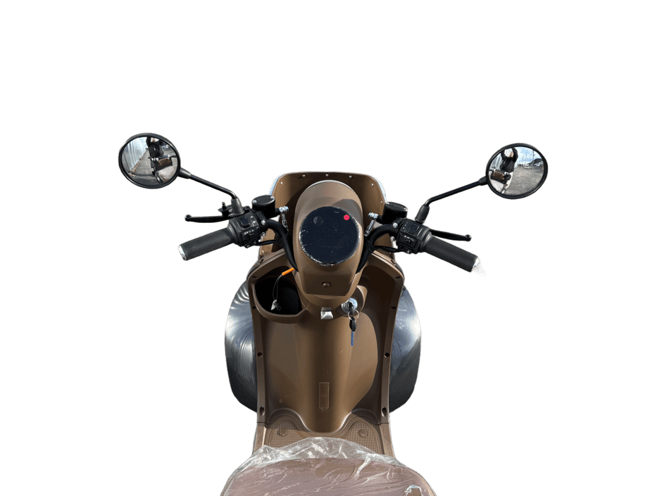 乗車位置からのハンドル回り