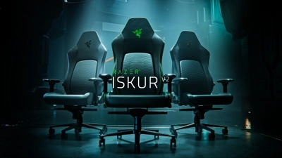 身体にフィットする究極のランバーサポート搭載ゲーミングチェア 「Razer Iskur V2」を2月22日(木)より予約開始