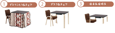 オールインワンこたつ仕様