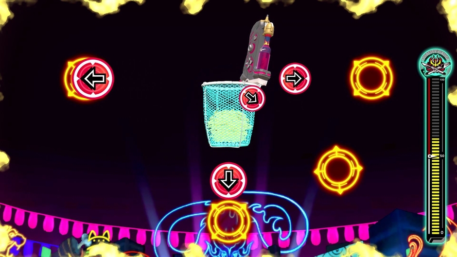 ラーメンを湯切りする