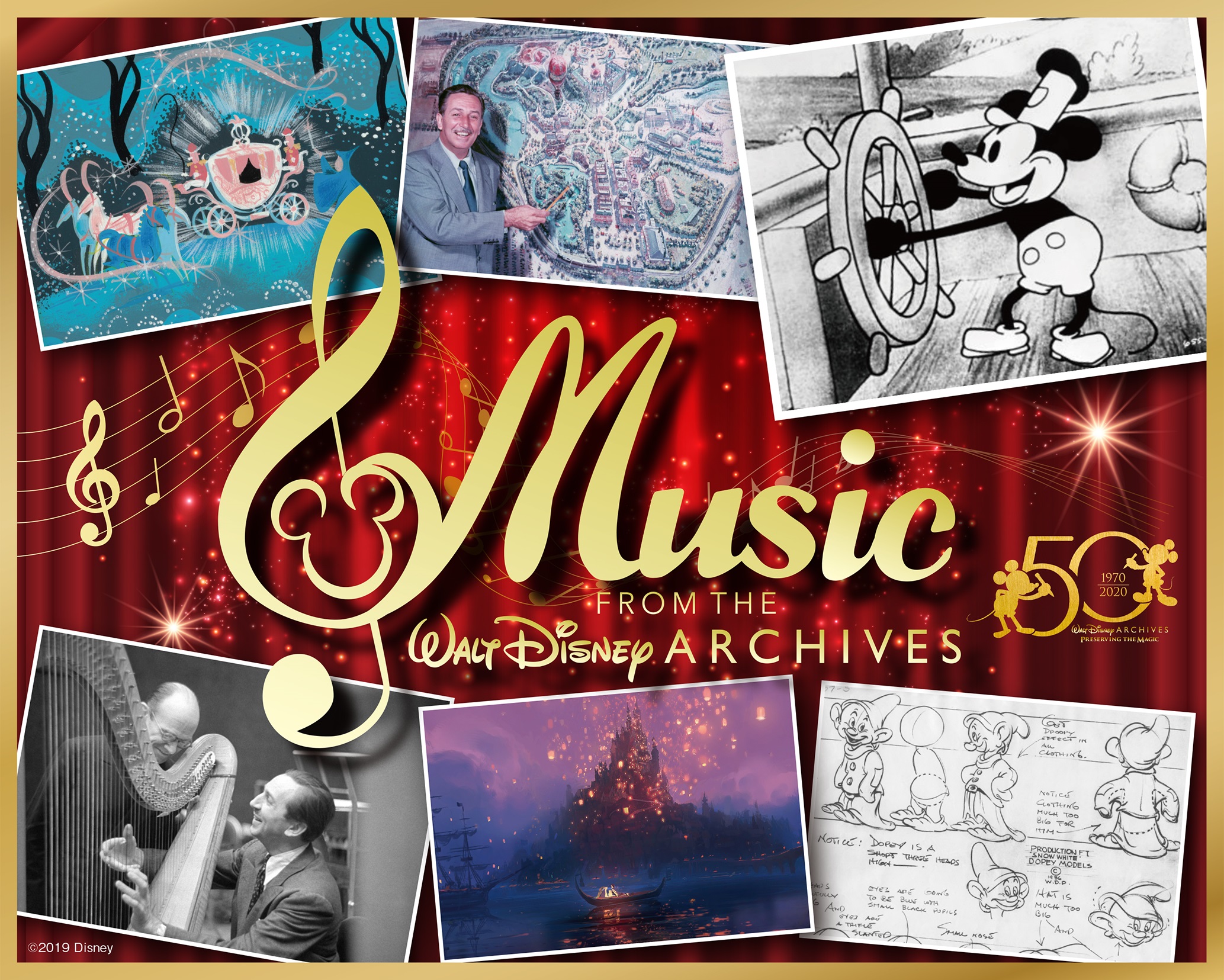 ウォルト ディズニー アーカイブス設立50周年記念 ウォルト ディズニー アーカイブス コンサート 演奏楽曲を一部発表 おたにゅー