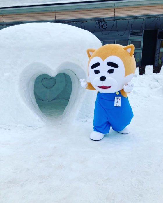かまくらにキュンです!な、あーまん