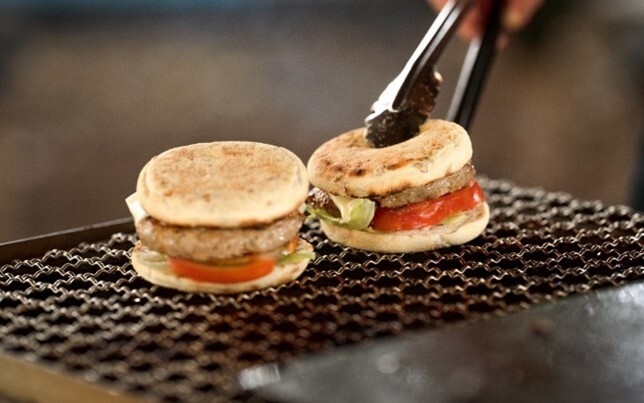 お子様プラン・常陸の輝き100%手づくりハンバーガー