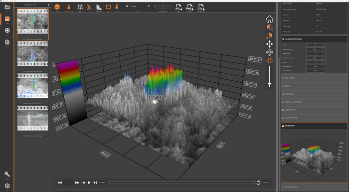 温度分布3Dイメージ　1