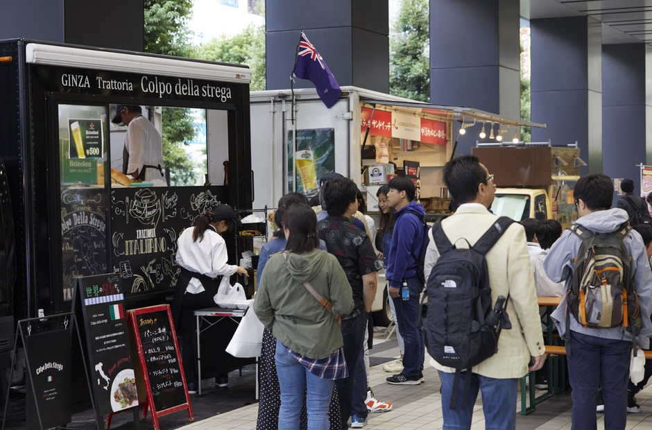 出場国フードコーナー