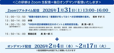 『超速報！令和8年度 診療報酬改定』 ～看護師が知っておきたい診療報酬のポイントと医療DX～