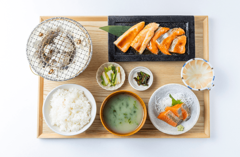 熱海だいだいサクラマス炙り定食