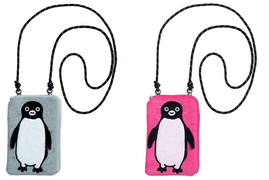 「Suicaのペンギン スマホショルダーバッグ」 左/グレー 右/ピンク